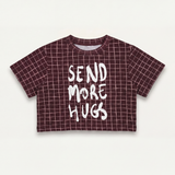 Send More Hugs Cropped Tee